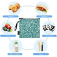 thumbnail image 5 of Haosy 3 Pack Reusable Ziploc Bags BPA Free Healthy Food Storage Bag Leakproof Sandwich Snack Freezer Bags Plant and Leaves, 5 of 7