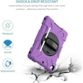 thumbnail image 2 of Case for iPad 6th 5th Generation 9.7 inch 2018 2017 / iPad Pro 9.7 / iPad Air 2 Protective Cover with 360° Rotating Stand, Hand/Shoulder Strap, Pencil Holder, 2 of 7