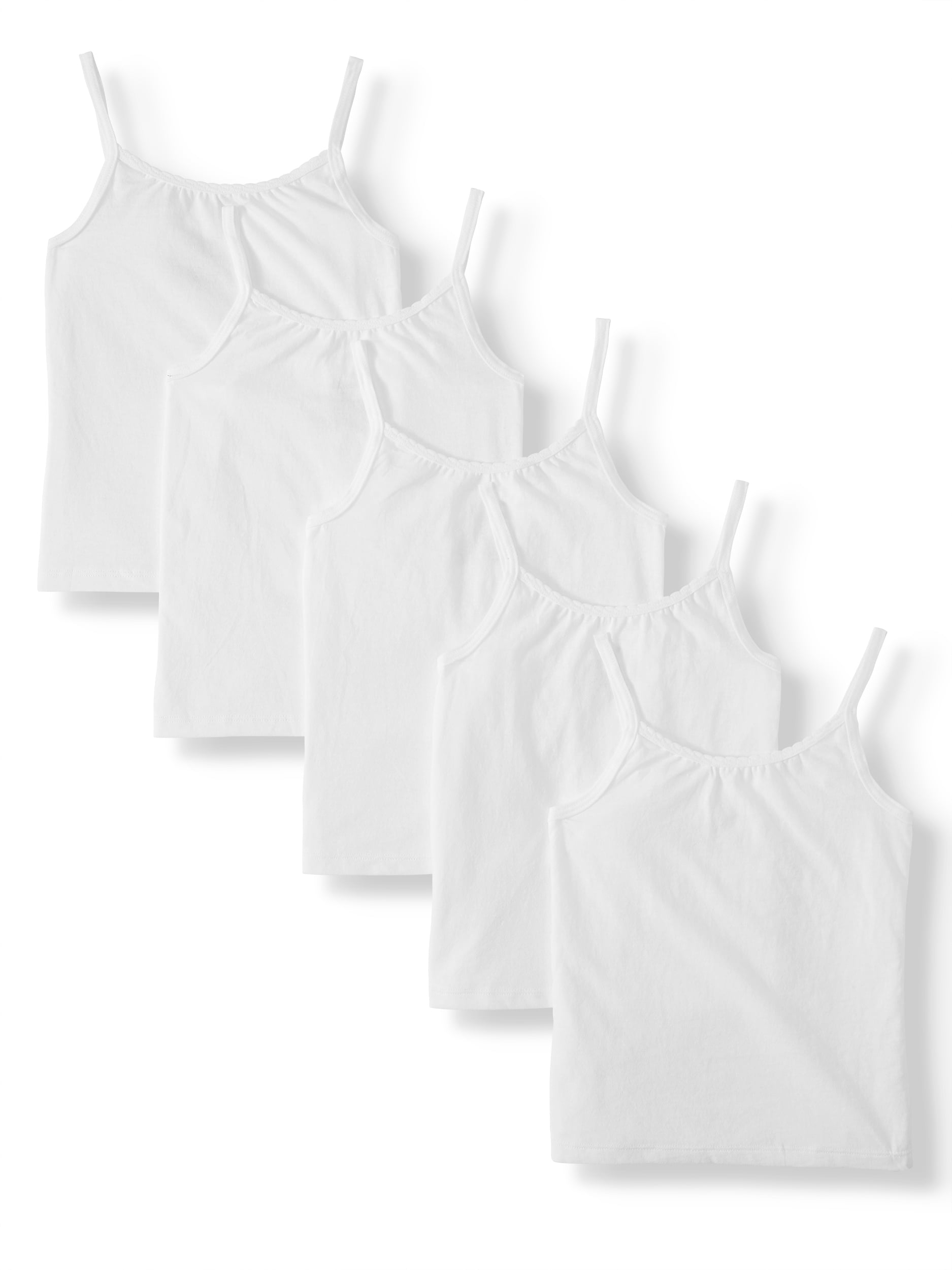 Hanes Toddler Girls Cami Undershirts, 5-Pack (2T-4T) - Walmart.com