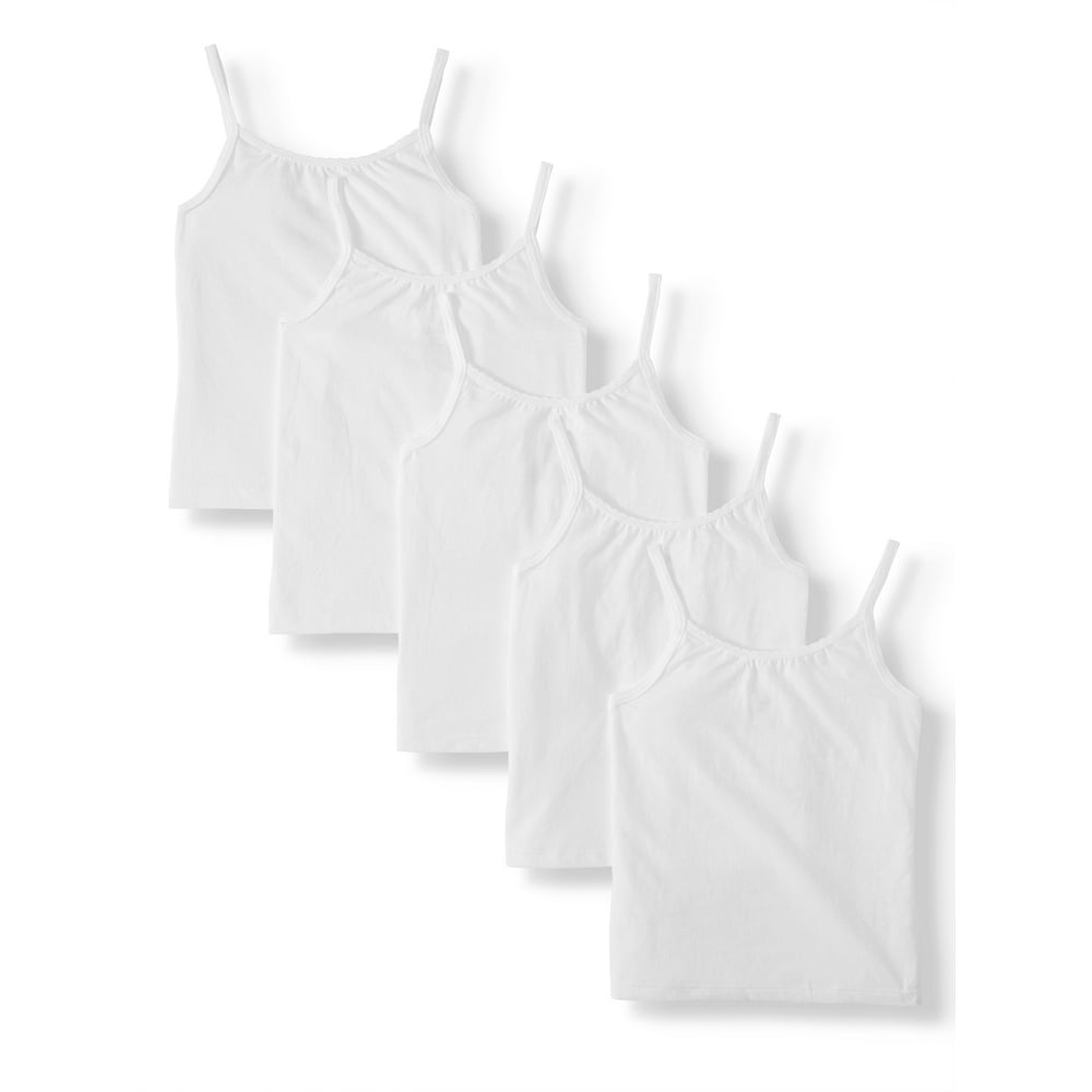 Hanes Hanes Toddler Girls Cami Undershirts, 5Pack (2T4T) Walmart