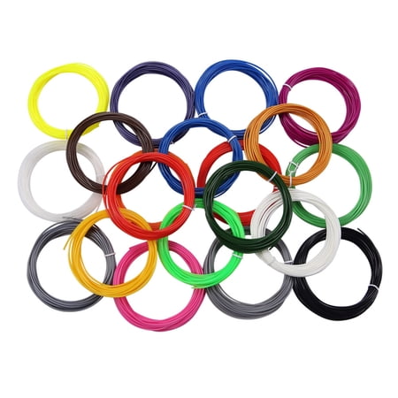 Mixfeer YOUSU 1.75mm PCL Filament Eco-friendly Material for 3D Printer 15 Colors High- Total 75m/246ft