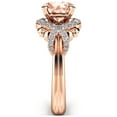thumbnail image 3 of Peach Pink Sapphire Engagement Ring, 3 of 4