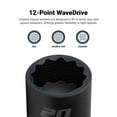 thumbnail image 2 of Capri Tools 12 mm Shallow Impact Socket, 3/8-Inch Drive, 12-Point, Metric, 2 of 5