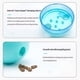 thumbnail image 5 of Xihbxyly Vaso para Golosinas para Mascotas, Juguete para Rechinar y Limpiar Los Dientes, Dispensación Lenta de Golosinas, Diseño Giratorio de 360°, Divertido para Perros y Gatos, Material Abs, Verde, 5 of 7