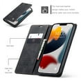 thumbnail image 5 of Casus Soft Suede Leather Cover Luxury Wallet Case for iPhone 14 Plus - Red, 5 of 10