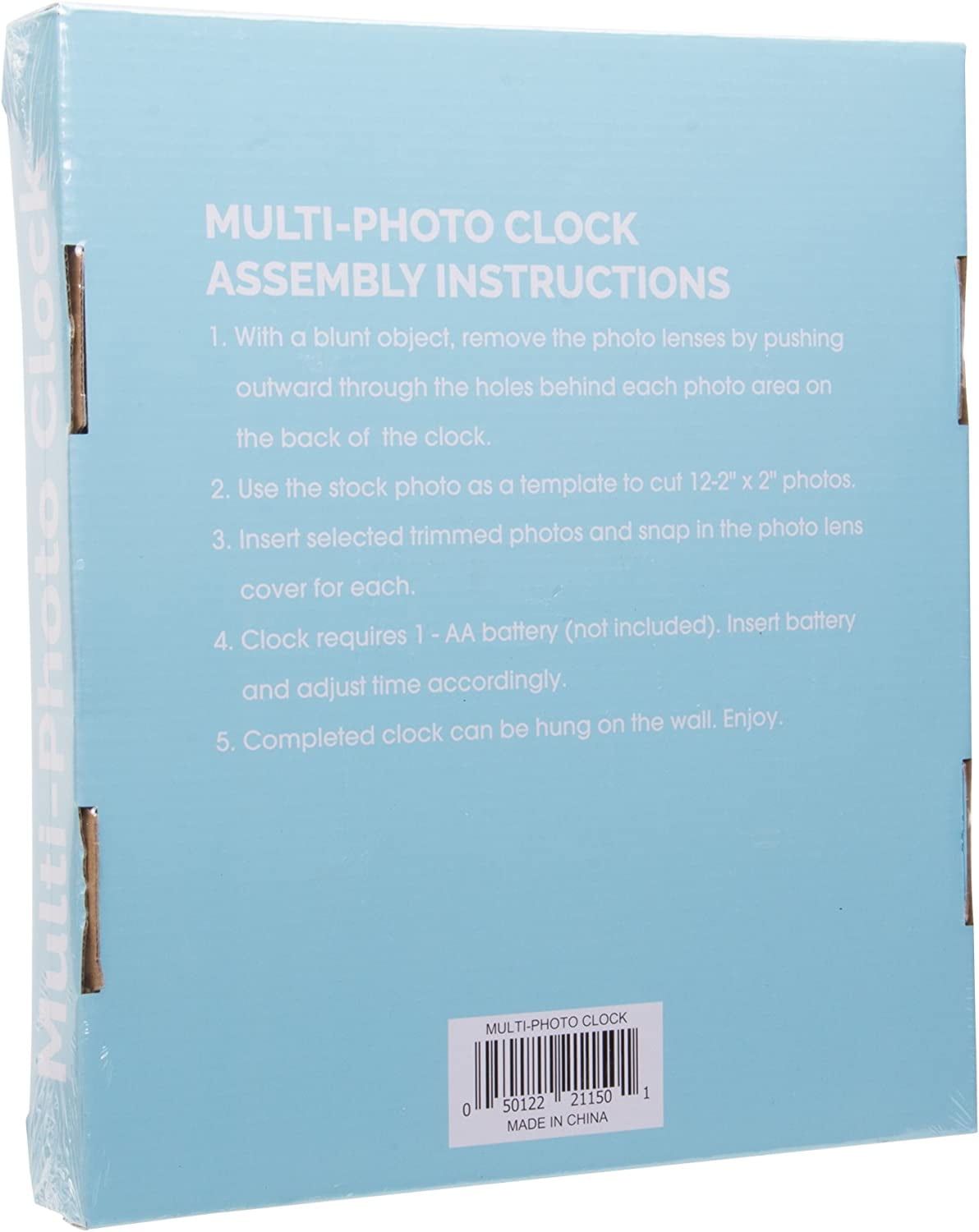 Neil Enterprises Inc. Make Your Own Multi-Photo Wall Clock
