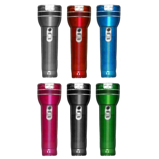 FLAT LED FLASHLIGHT ASSORTED COLORS VARY