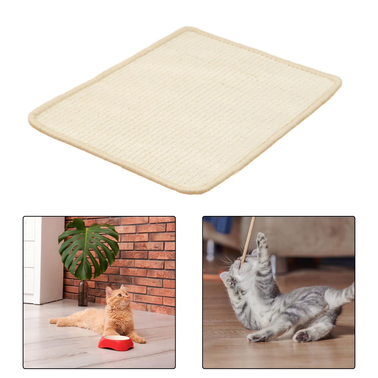 Cat Scratch Pad,Cat Scratch Pad Scratcher For Indoor Cats,Sisal Cat Scratching Mat Carpet Couch Anti Slip,Cat Scratching Pad Sleeping Pad Claws,Cat Floor Scratching Mats Rug 50cmx80cm