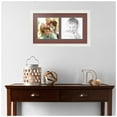 thumbnail image 2 of ArtToFrames Collage Photo Picture Frame with 2 - 8x8" Openings, Framed in White with Brique and Black Mats (CDM-3966-48), 2 of 8