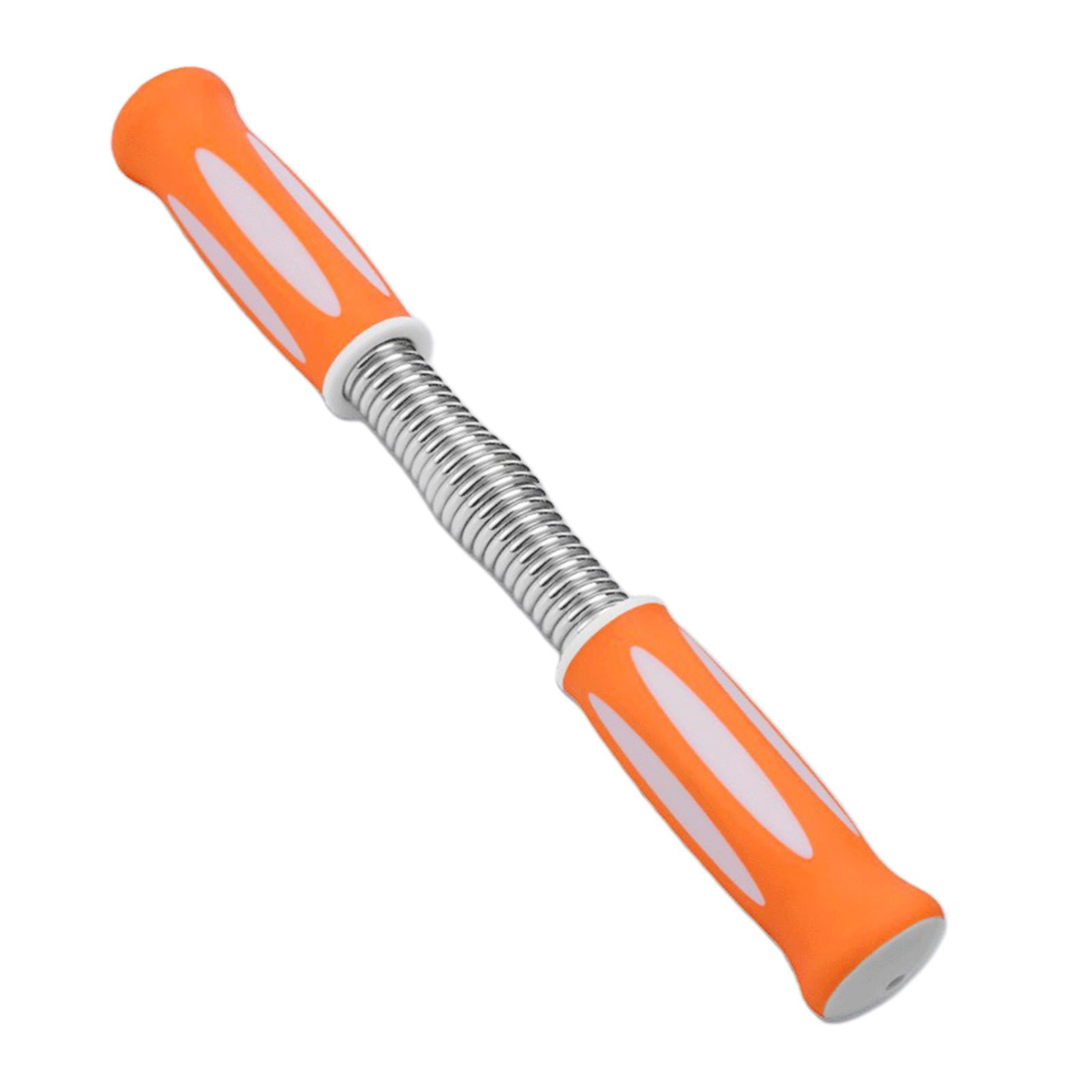 Spring Power Bar Chest Expander Arm Strengthener Workout Equipment Upper Body Exercise Strength Training for Shoulder Bicep Home Gym Orange