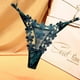 thumbnail image 4 of Ropa interior de talla grande para mujer con correa ajustable sexy de malla transpirable con bordado floral dulce y diseño de hebilla de metal, 4 of 6