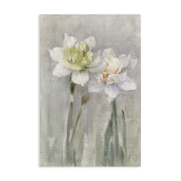 Stupell Industries Traditional Twin White Daffodils Canvas Art, 16 x 24, by Stellar Design Studio
