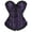 Purple, variant on Womens Corset Top Bustier Tops For Women Plus Size Corset Renaissance Corset Top Purple 5XL