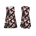 thumbnail image 7 of Lsque Butterflies1 Pattern Summer Dresses for Women – Sleeveless T-Shirt Swing Sundress, Perfect for the Beach and Casual Days, 7 of 7