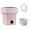 Pink, variant on Portable Washing Machine, Foldable Mini Washer with Drain Basket, 3 Modes Deep Cleaning - 6.5L High Capacity for Lingerie, Personal, Baby, Delicates Cleaning(Purple)