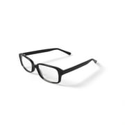 Walmart Men's FM6014 Rectangular Prescription Eyeglasses with Case, Black