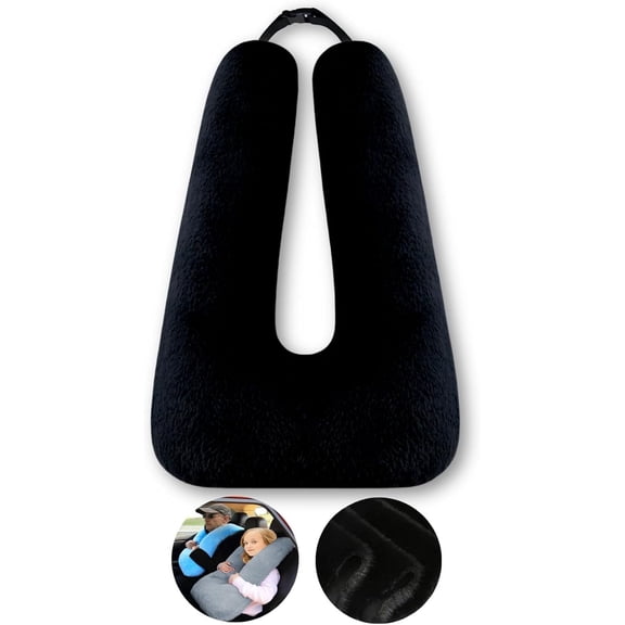 Travel Pillow Car Pillow Kid Car Sleeping The Sleeping Aid for Adults and Kids on Road Trips Kids Travel Pillow Red