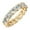 Gold, variant on JUSIP 14K Gold Plated Cubic Zirconia Love Rings - 4mm Stackable for Women