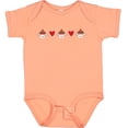thumbnail image 3 of Inktastic Sock Monkey Heart Border Boys or Girls Baby Bodysuit, 3 of 5