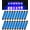 Blue, variant on Side Marker Light- 20pcs Car Side Indicators Lights 6 LED Front Rear Side Light Position Lamps 12V-24V For Truck Trailer Lorry Van Caravan Boat Bus SUV Side Lights.