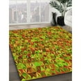 thumbnail image 3 of Ahgly Company Machine Washable Indoor Rectangle Transitional Pistachio Green Area Rugs, 7' x 9', 3 of 7