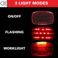 thumbnail image 4 of Blazer International 195C6355 LED Magnetic Emergency Light, Red, 4 of 4