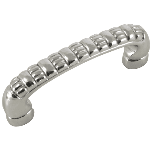 Strategic Brands 14814 3 in. Polished Nickel Ribbed Pull
