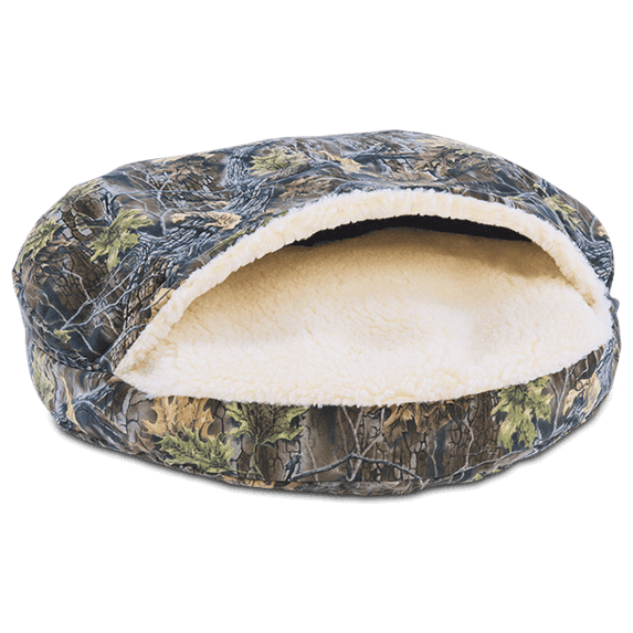 Snoozer Orthopedic Cozy Cave Dog Bed, Extra Large, Camouflage, Hooded Orthopedic Dog Bed