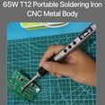 thumbnail image 3 of Estación de soldadura eléctrica Tomshoo Portátil de 65w pantalla de Hierro Metal, 3 of 8