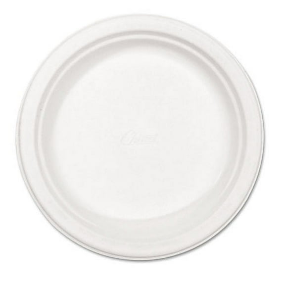Chinet Paper Dinnerware, Plate, 8.75" dia, White, 500/Carton