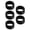 Black, variant on Tennis Racquet Band, 5Pcs Sport Racket Handle Rubber Ring Stretchy Tennis Racquet Band Overgrips