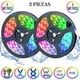 thumbnail image 1 of Tira de Luces LED 2 Piezas de 5 Metros RGB 3528 Multicolor con Control DOSYU, 1 of 8