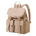 thumbnail image 1 of Sunveno Deluxe Large Capacity Backpack Diaper Bag in Brown, 1 of 5