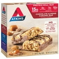 thumbnail image 3 of Atkins Protein Meal Bar, Chocolate Almond Caramel, Keto Friendly, 5 Count, 3 of 10