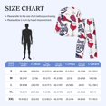 thumbnail image 4 of Balery Red Wine Glass Bottle Pijama para Hombre de Dos Piezas con Manga Larga, Conjunto de Dormir y Descanso Suave con Bolsillos-Large, 4 of 6