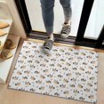 thumbnail image 2 of White Buffalo Pattern Door Rugs,Washable Non Slip Door Mats Indoor,Decorative Door Mats,Entry Mat Indoor for Entrance,Bedroom,Kitchen,Bathroom,20"x32", 2 of 6