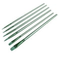 thumbnail image 1 of Acrylic Paint Brush Set 6 Pcs Nylon Hair Watercolor Oil Painting Beginner Kits Green Purple, 1 of 5
