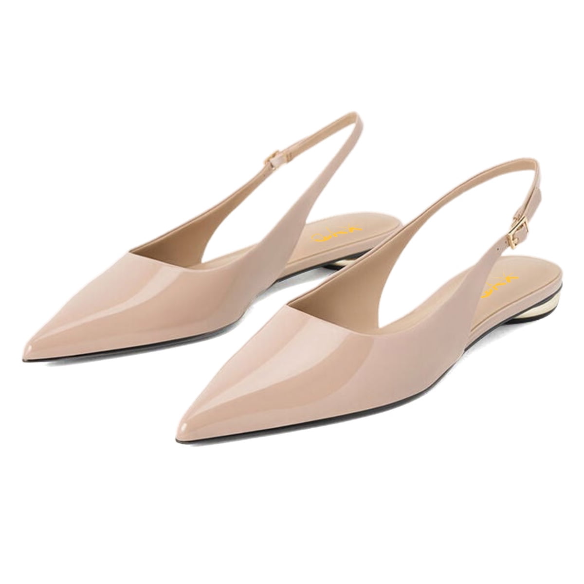 Ladyです。 XYD Women Classic Pointed Toe Flats Slip On Slingbacks