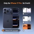 thumbnail image 3 of Magic John for iPhone 17 Pro Phone Case Compatible with MagSafe, Military Grade Drop Protection, Translucent Matte Back, 3 of 8