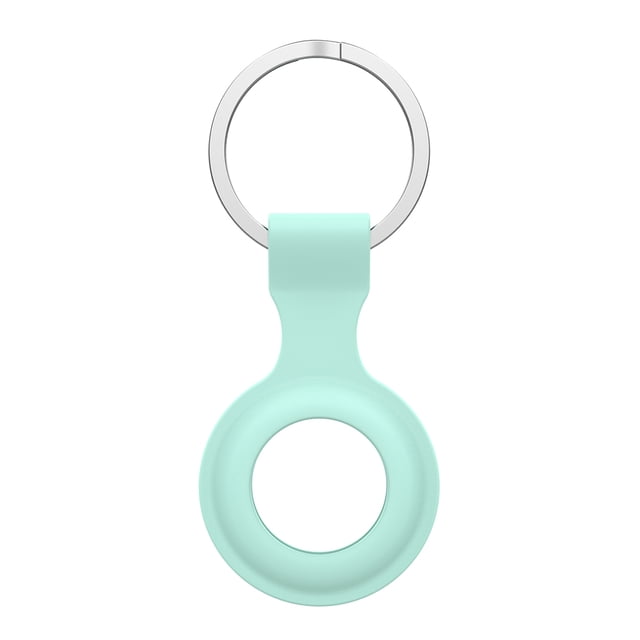 Funda de silicona para llavero para Airtags Locator Tracker (verde claro) Ehuebsd Para estrenar