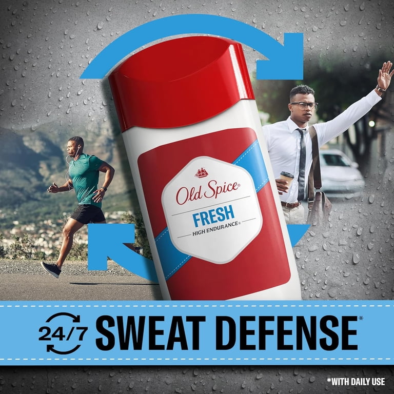 Old Spice High Endurance Antiperspirant And Deodorant, Fresh - 3