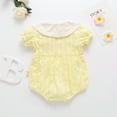 thumbnail image 3 of Christmas! Ohufall Baby Girl Clothes, Newborn Infant Baby Girls Collar Floral Romper Bodysuit Casual Clothes, 3 of 9