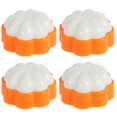 thumbnail image 4 of 4 Pack Pumpkin Lights with Remote and Timer Adjustable LED Pumpkin Lights with Hooks Jack O Lantern Flameless Pumpkin Candle Light Halloween LED Pumpkin Lights Battery Operated, 4 of 9
