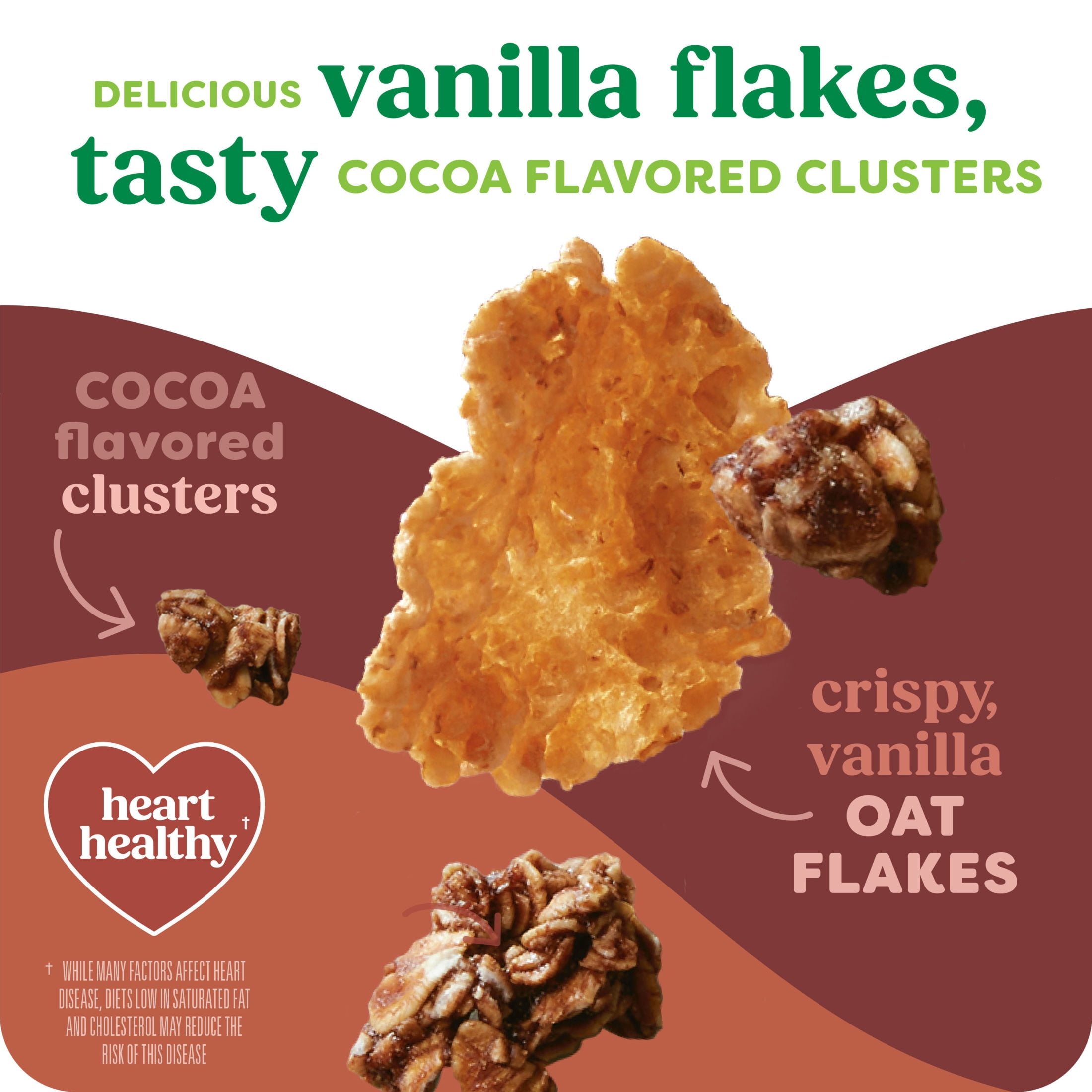 Kashi Cocoa Clusters Breakfast Cereal, Organic, 17.2 oz