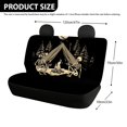 thumbnail image 2 of CHAQLIN Rear Bench Seat Cover for Car Interior Auto, Skeleton Camping Design 2 Pieces Car Rear Seat Protectors Non-Slip Comfortable, 2 of 2