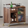 thumbnail image 2 of 2pcs Brass Furniture Casters 360 Degree Rotation Quiet Floor Defense Rollers, 2 of 6