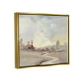 thumbnail image 3 of Stupell Industries Abstract Cabin Landscape Nature Painting Gold Floater Framed Art Print Wall Art, 31 x 25, 3 of 9