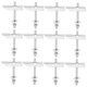 thumbnail image 5 of OHOIOLLA 12Ud Kit De Anclajes Toggle Para Almacenaje Con Ajustable Y Alta Resistencia, 5 of 7