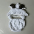 thumbnail image 2 of EeaseMX Adorables disfraces con forma de oveja para fotos de bebés (blanco, 0-6 meses), 2 of 7