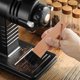 thumbnail image 4 of Herramienta de cepillo de limpieza , mango de espresso, cerdas naturales, cepillo para polvo doméstico para cafetería, Hotel, Bar, baris , madera negro Yotijar Cepillo de limpieza de café, 4 of 9